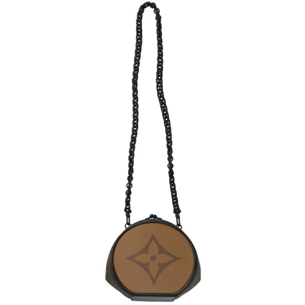 Louis Vuitton Brussico Bag Shoulder Chain Reverse Monogram Brown